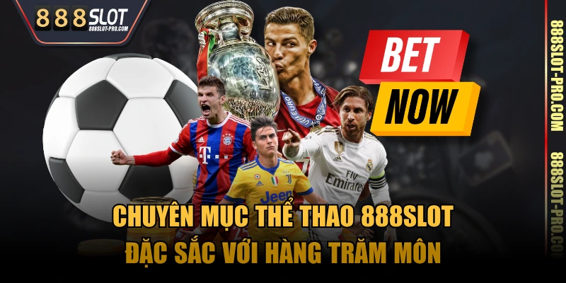 Chuyên mục thể thao 888SLOT đặc sắc với hàng trăm môn