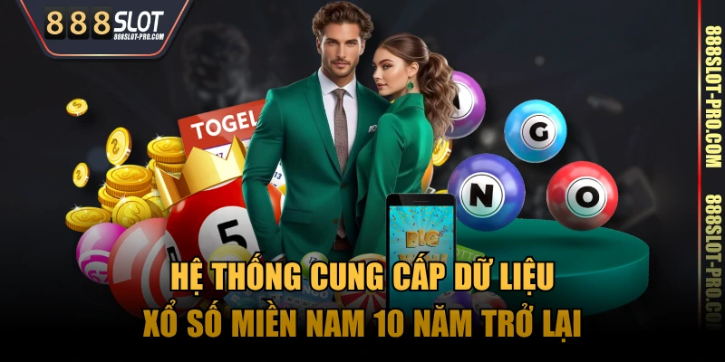 Hệ thống cung cấp dữ liệu Xổ Số Miền Nam 10 năm trở lại