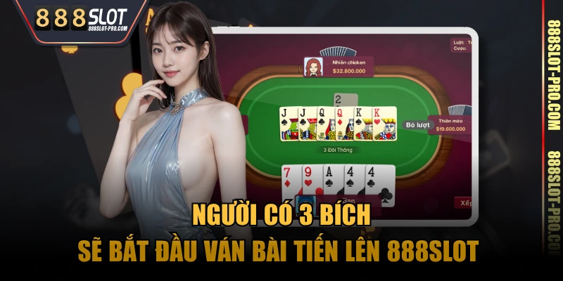Người có 3 bích sẽ bắt đầu ván bài tiến lên 888SLOT 
