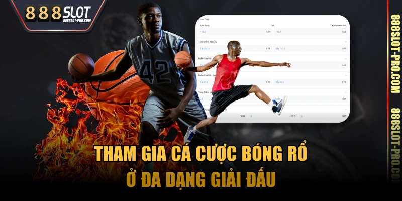 Tham gia cá cược bóng rổ ở đa dạng giải đấu